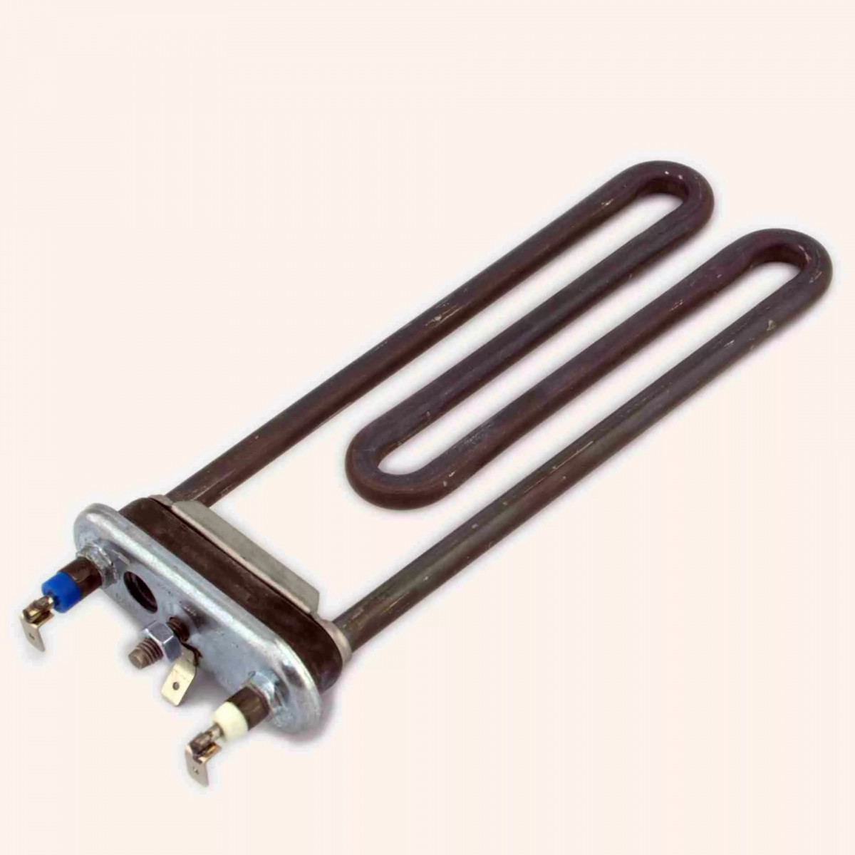 ТЭН 1900W, Thermowatt, для стиральных машин Ardo, прямой, с отв., L=185 мм, l=18 мм, рез. с "юбкой", 524023900, 001391