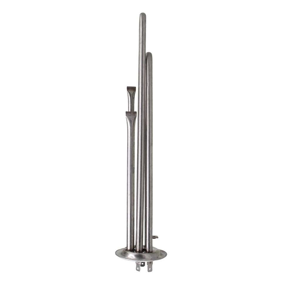 ТЭН RF 2кВт (700+1300), ИТА, нерж, D64, М4, клеммы под разъем, L300мм, 220V