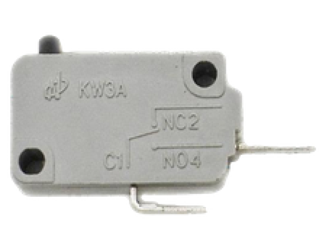 Микровыключатель для СВЧ, 2-х контактный, 16(4)A, 250V, MKV000, 004813