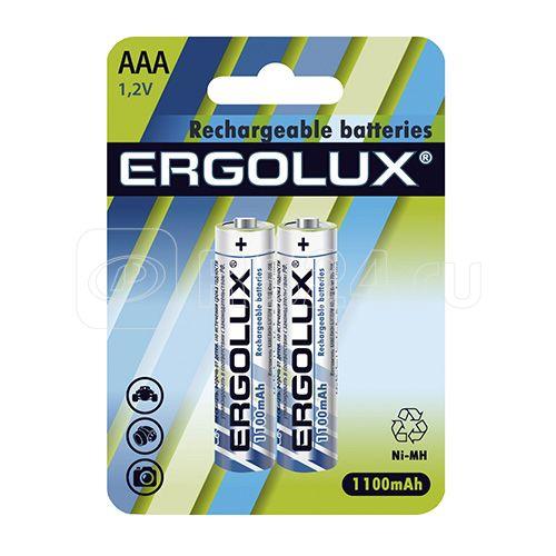 Аккумулятор Ergolux ( блист. 2 шт. ) R03 1100mAh Ni-Mh BL2, 007188